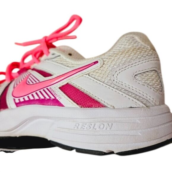 Nike Womens Running Shoes Sz 7.5 White &‎ Pink Mesh Athletic Sneakers Active - Picture 6 of 16
